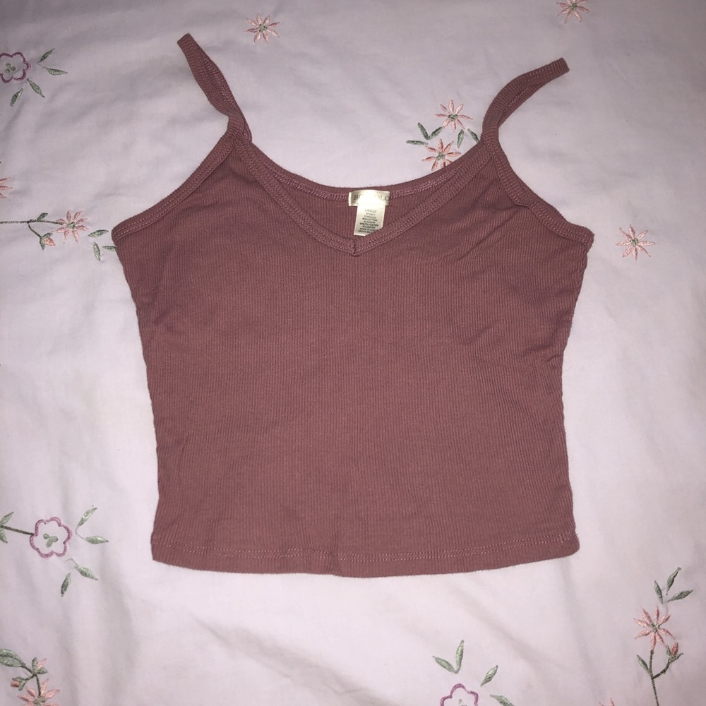 rose colored tank top!